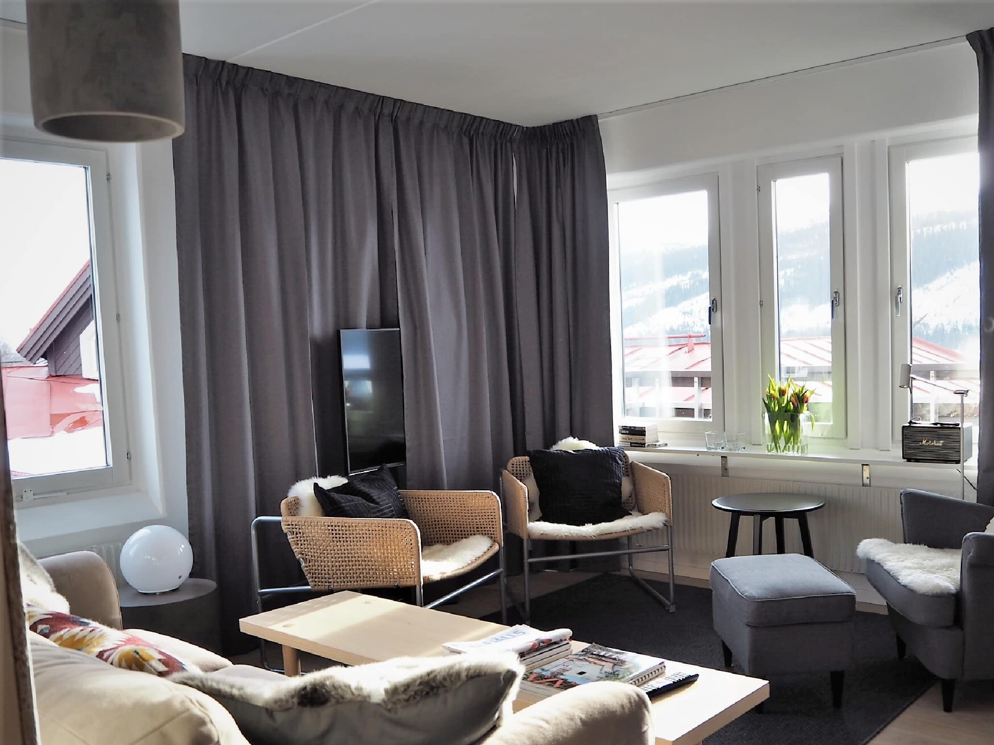 Living room in Mitt i Åre 2