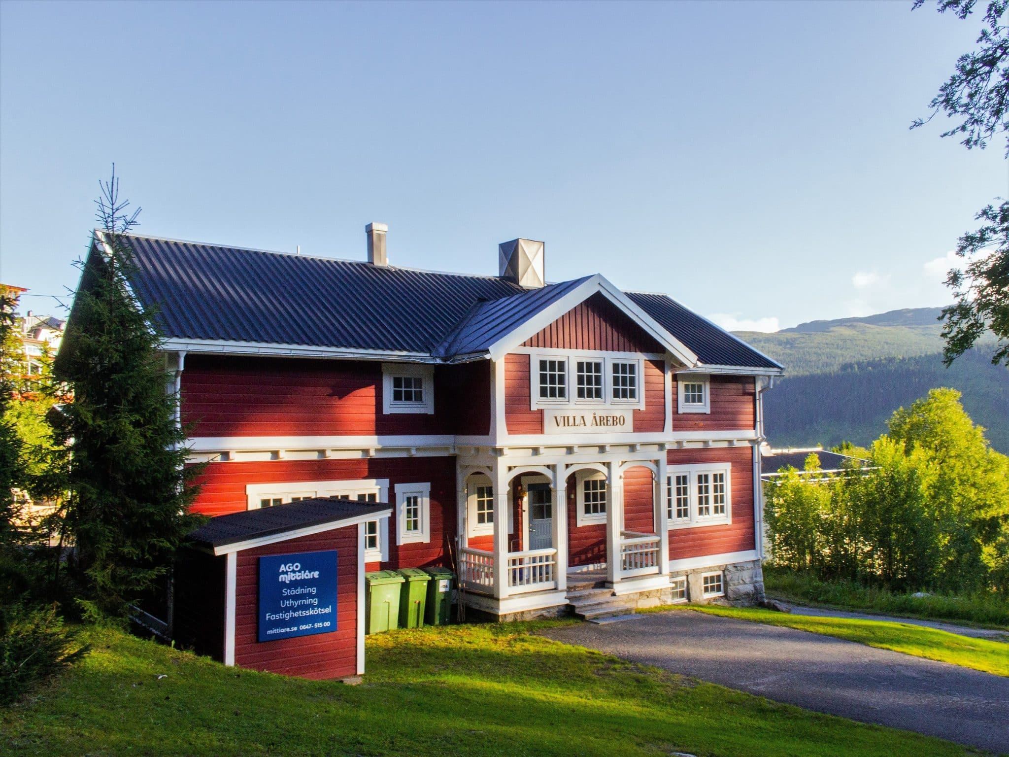 Villa Årebo in summer