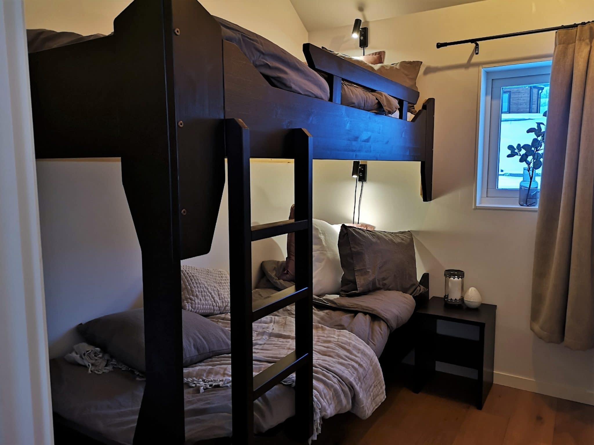 Smaller bedroom with bunk bed